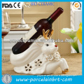 white rabbit shaped wine holder ceramic wedding decoration backdrop